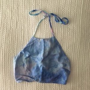 Tie dye halter top